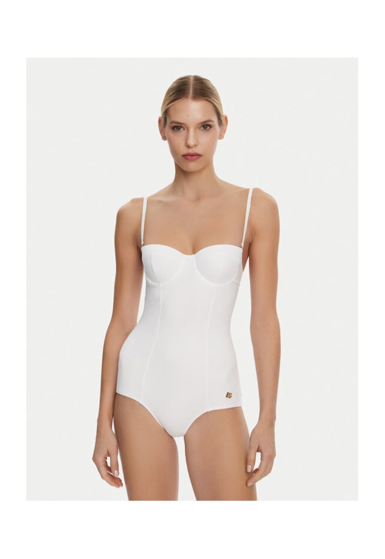 Costum de baie Dama - 305315267 - Poliamida - Elastan - Alb - Alb
