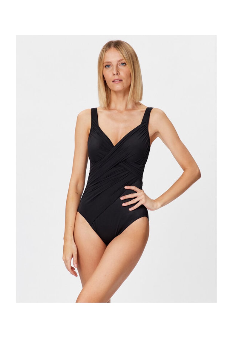 Costum de baie dama - 302580880 - Poliamida/Elastan - Negru - Negru