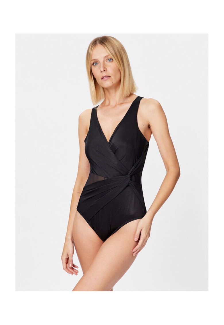 Costum de baie dama - 302581023 - Poliamida/Elastan - Negru - Negru