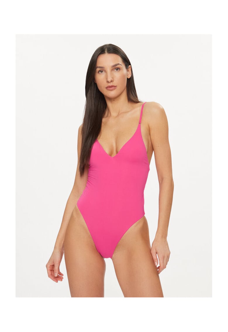 Costum de baie dama - 303653354 - Nylon/Elastan - Roz - Roz