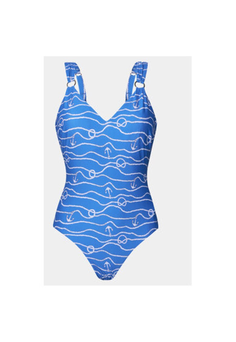 Costum de baie dama - 303784317 - Nylon/Elastan - Albastru - Albastru