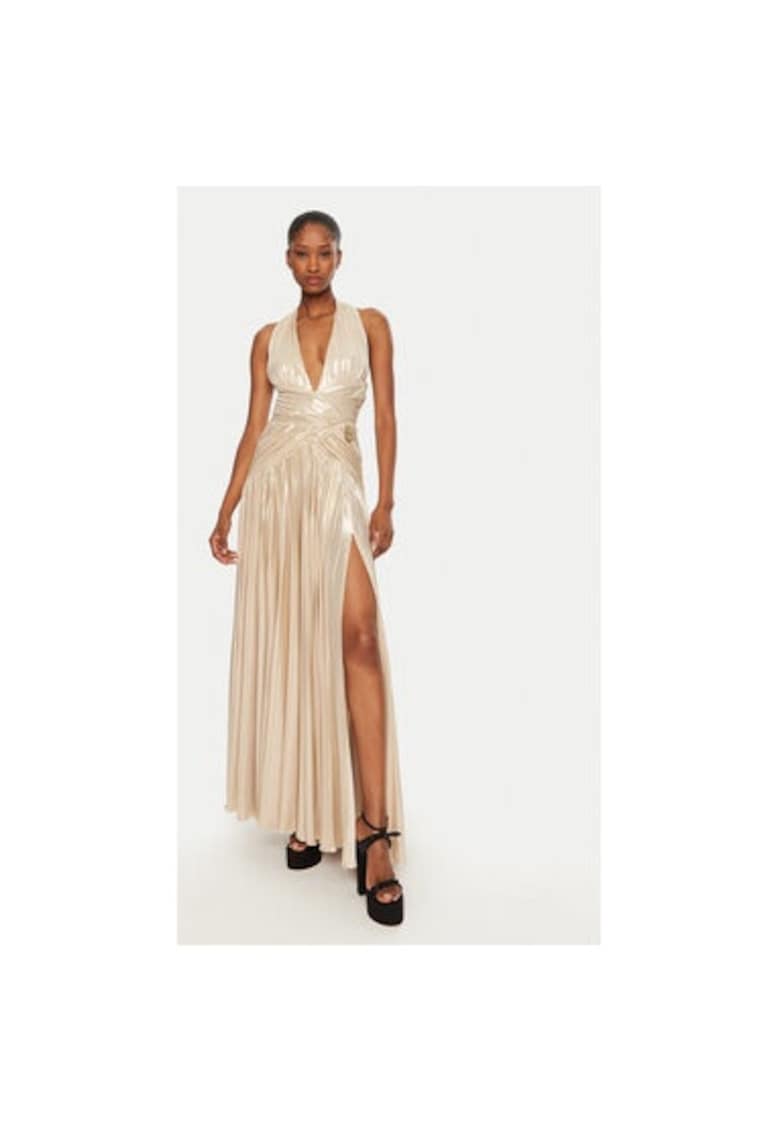 Rochie dama - 304766657 - Poliester - Auriu - Auriu