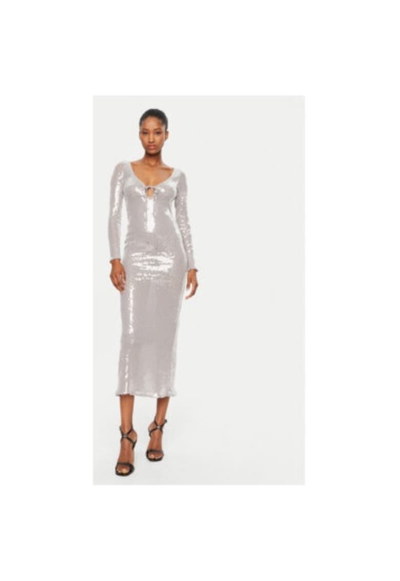 Rochie dama -  304921094 - Poliester - Argintiu