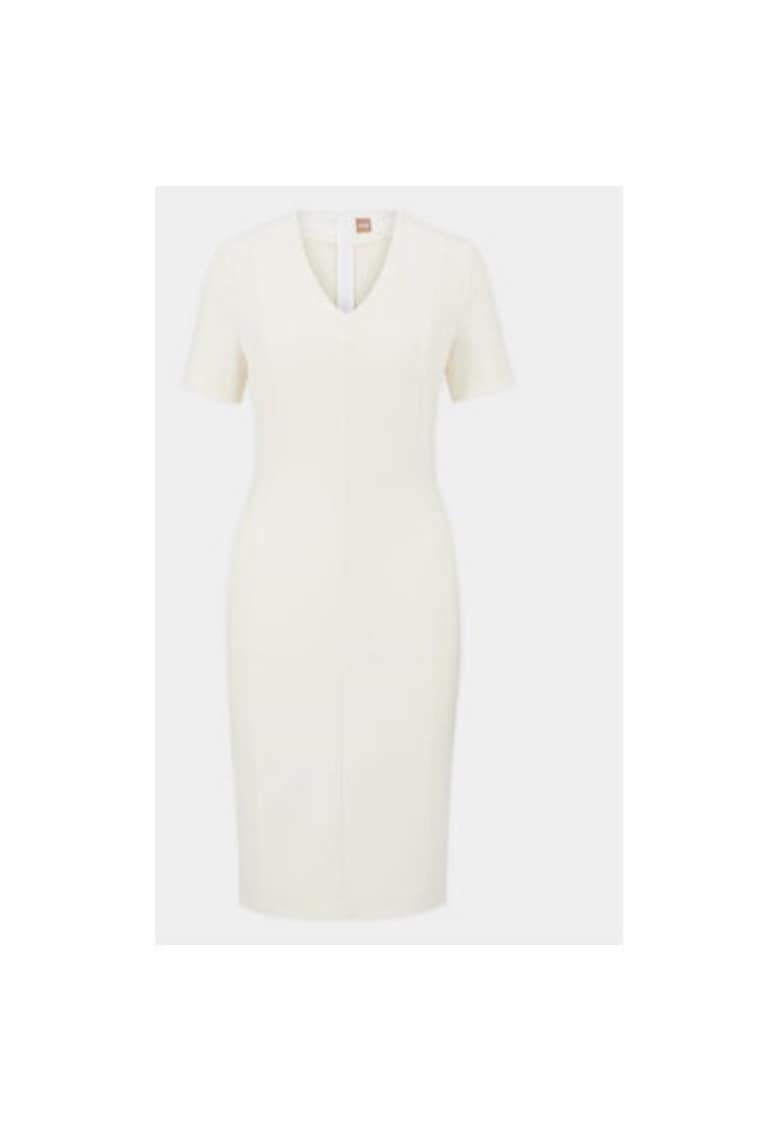 Rochie dama - 302401345 - Viscoza/Poliester - Bej