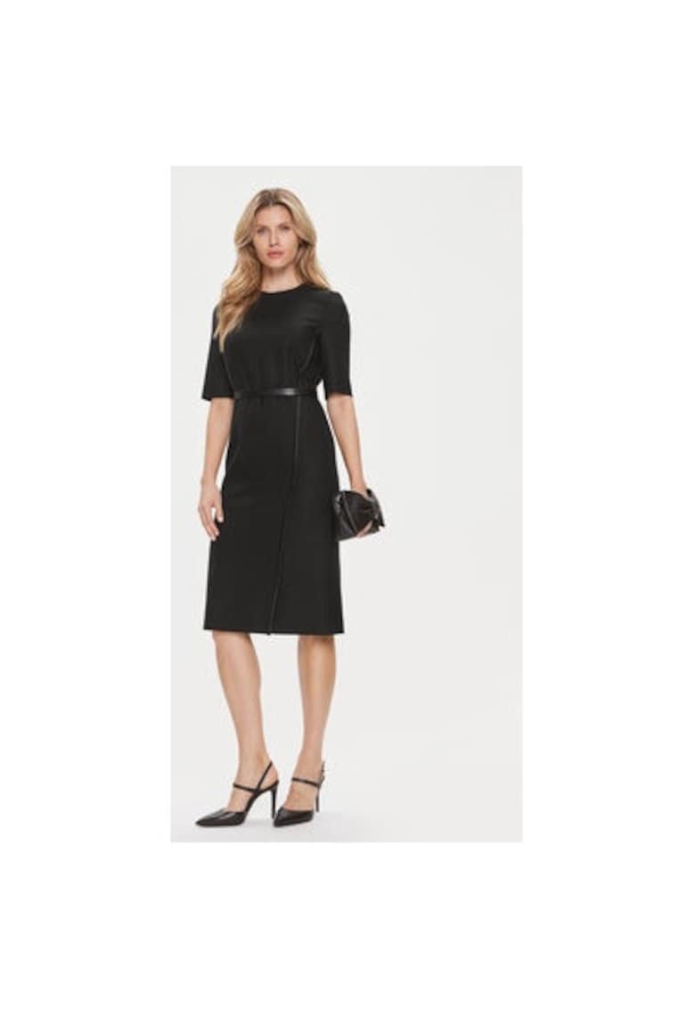 Rochie dama - 303660475 - Lana - Negru - Negru