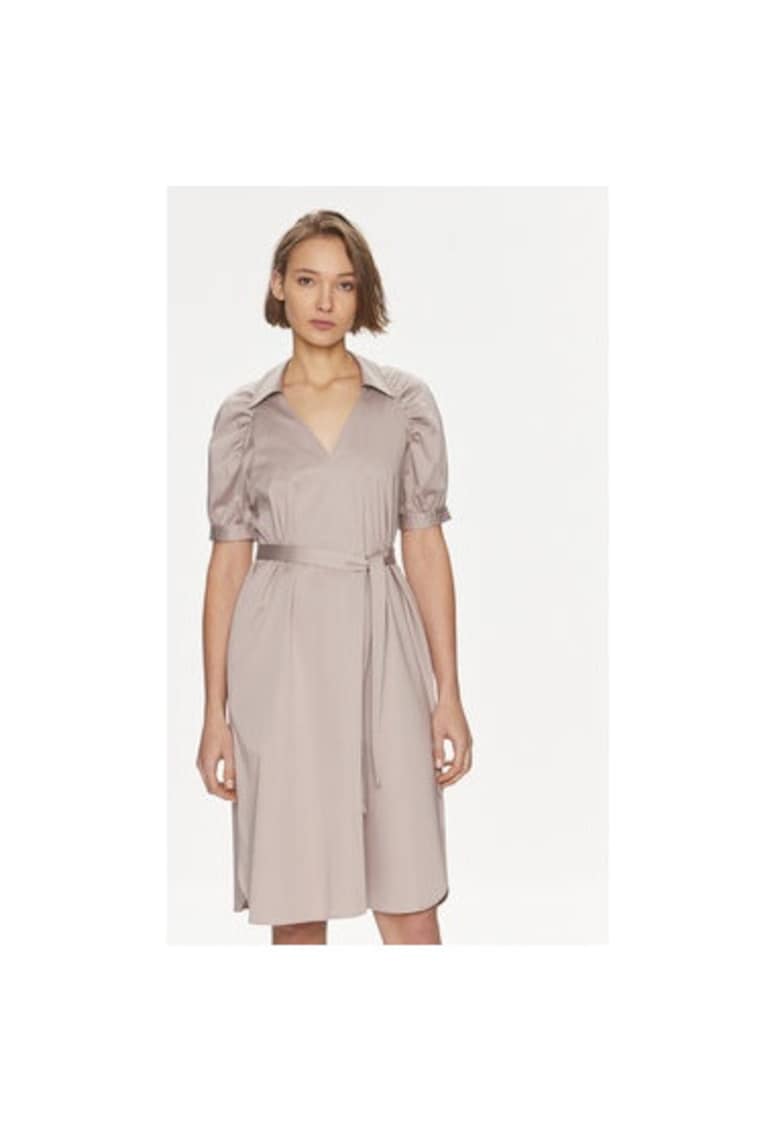 Rochie dama - 303808709 - Bumbac - Bej