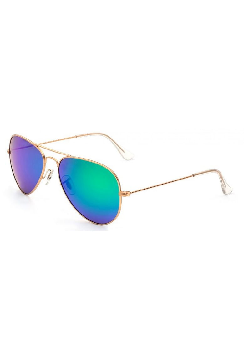 Ochelari de soare Aviator culoare Verde cu Gold