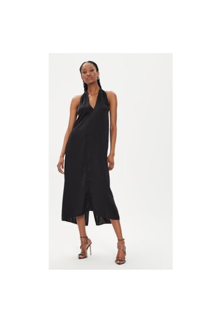 Rochie dama -  303956967 - Matase - Negru