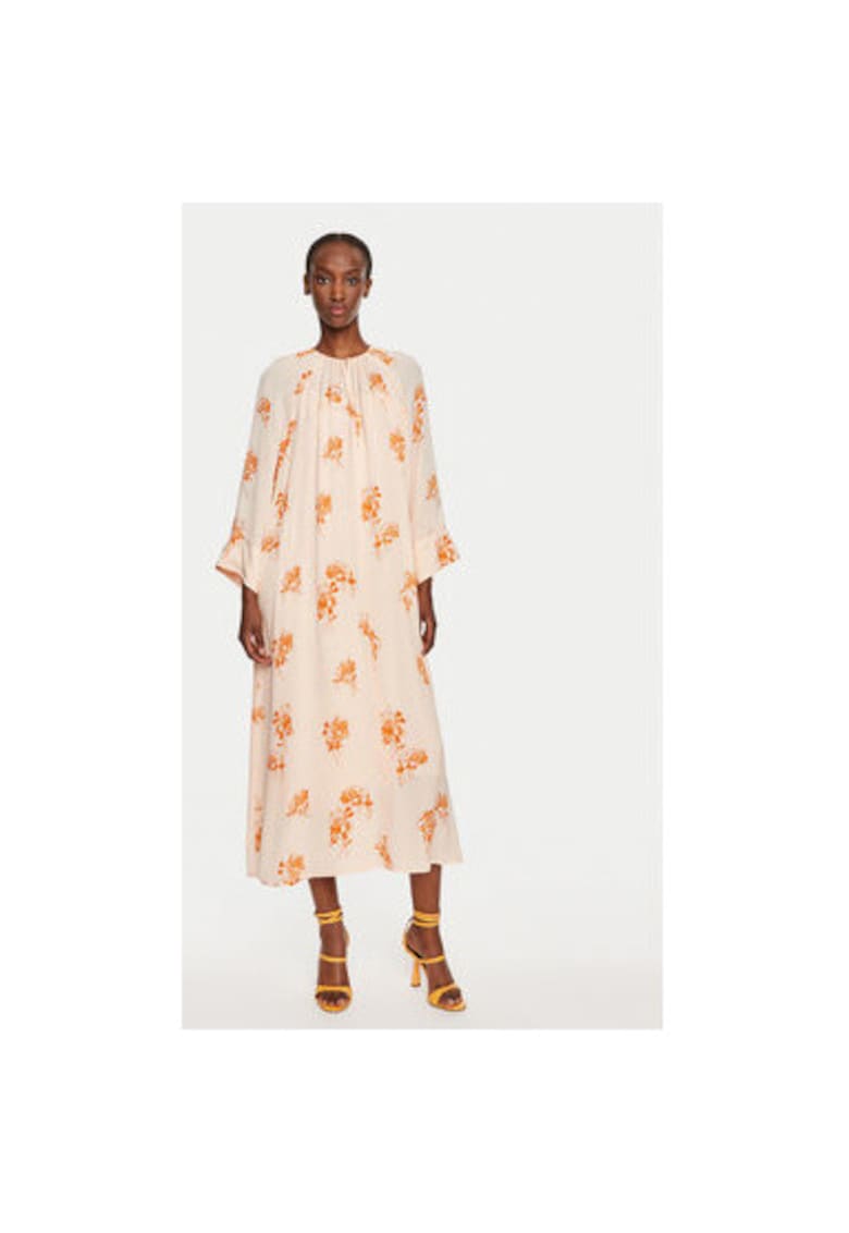 Rochie dama -  304354748 - Viscoza - Portocaliu Rochie dama -  304354748 - Viscoza - Portocaliu