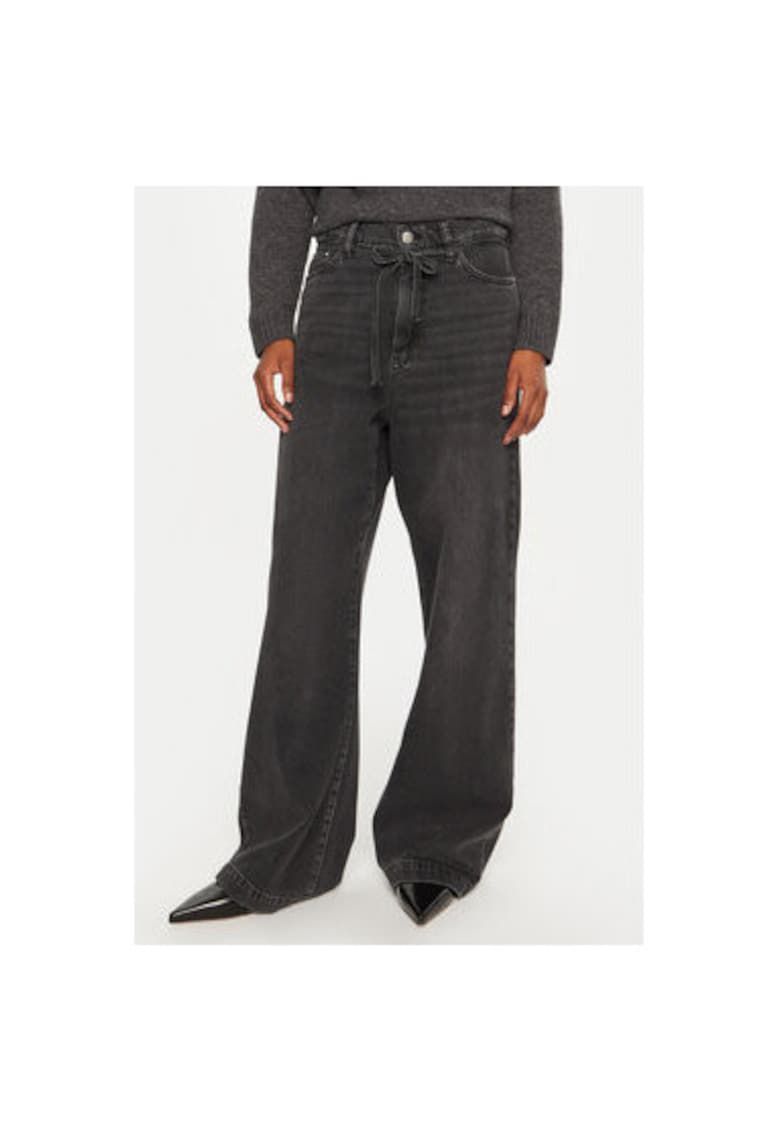 Blugi dama - 304749995 - Bumbac - Negru