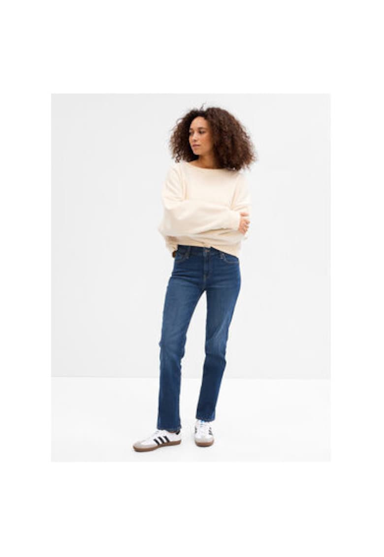 Blugi dama - 303616038 - Bumbac/Poliester - Albastru