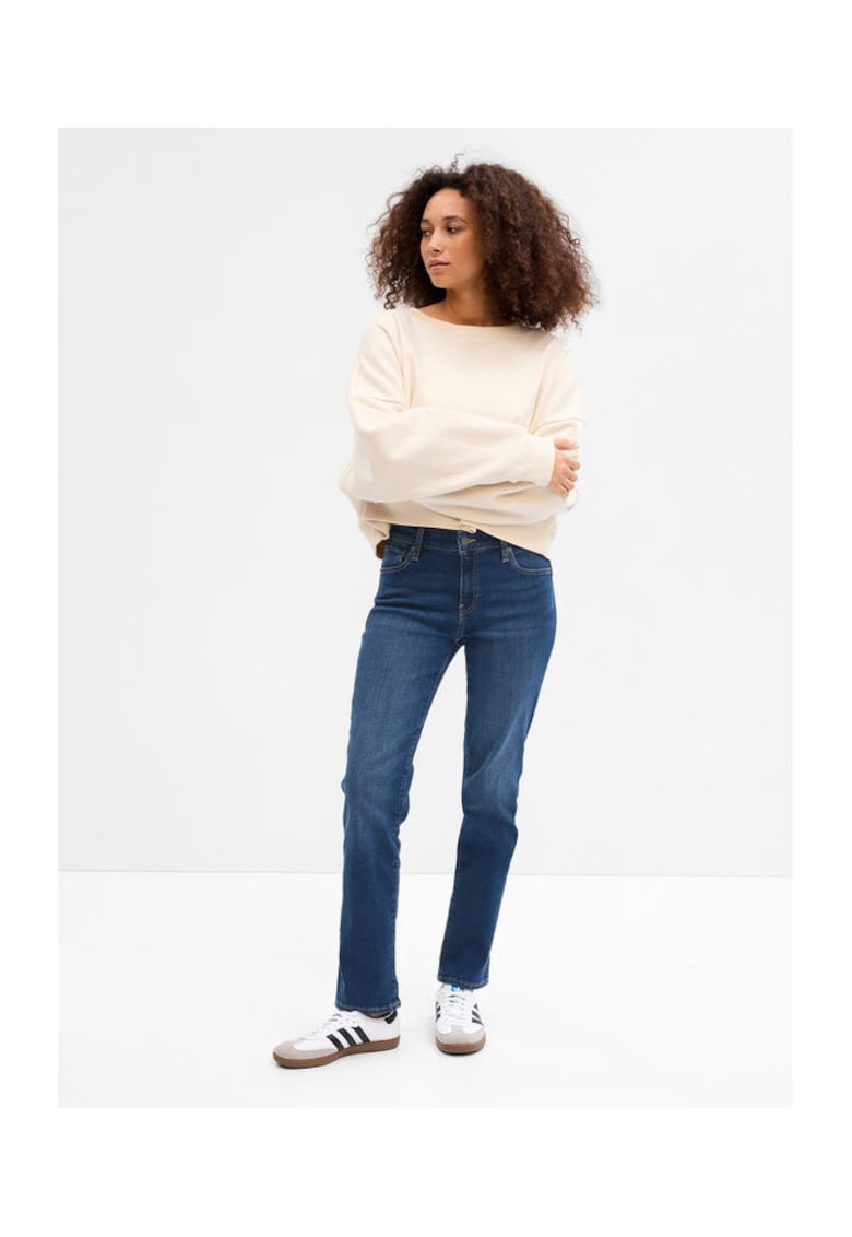 Blugi dama - 303616038 - Bumbac/Poliester - Albastru - Albastru