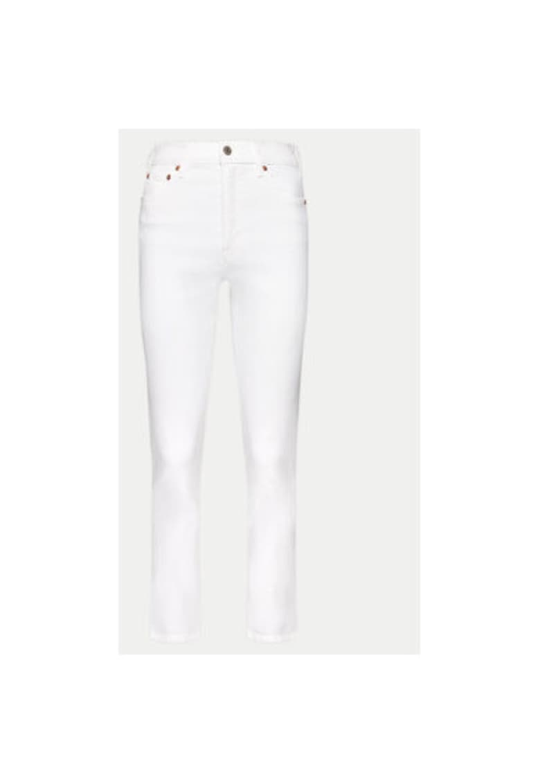 Blugi dama - 304144769 - Bumbac/Poliester - Alb