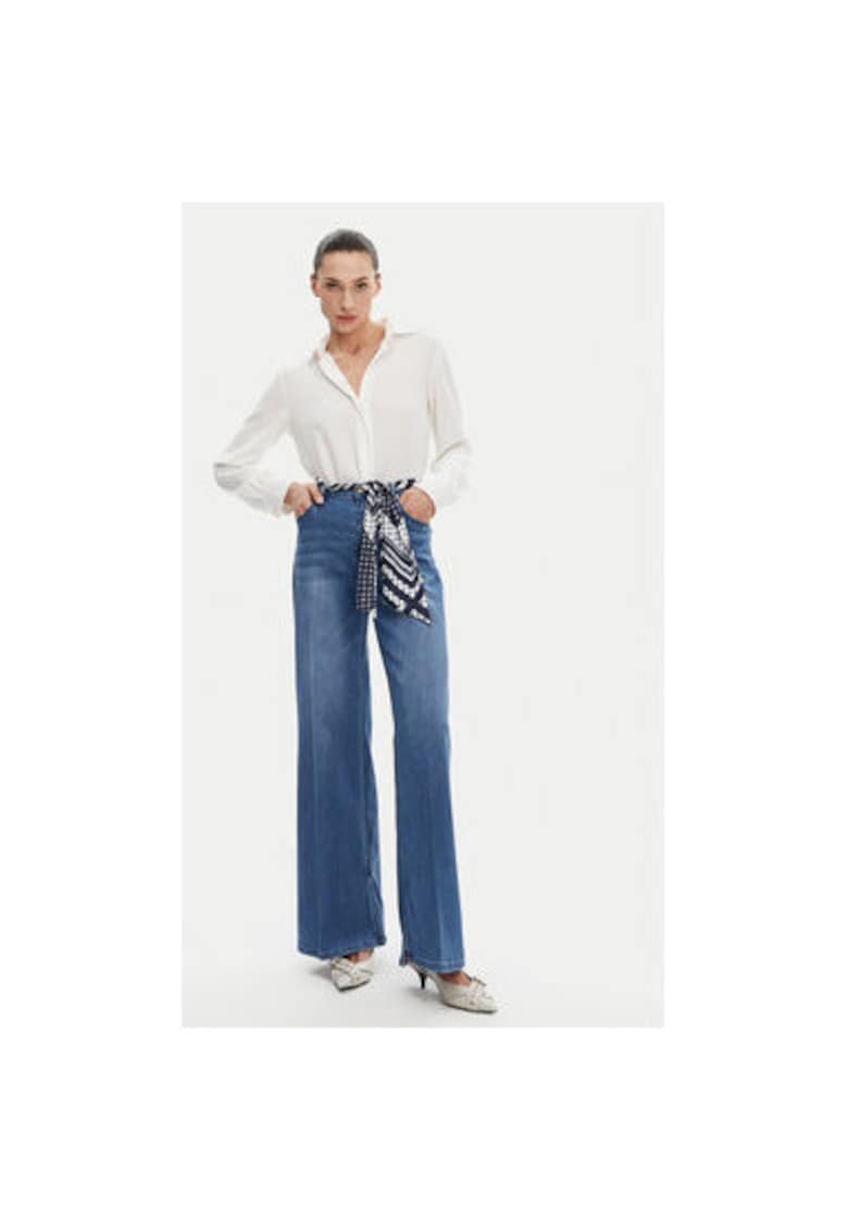 Blugi dama - 305244574 - Bumbac - Albastru - Albastru