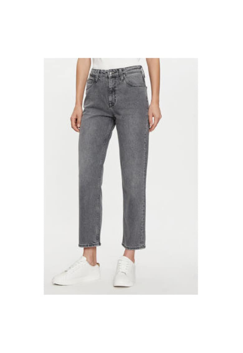 Blugi dama - 304283949 - Bumbac/Lyocell - Gri