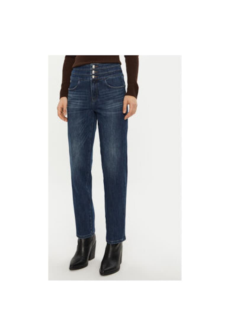 Blugi dama - 304759994 - Acril/Poliester/Bumbac - Albastru