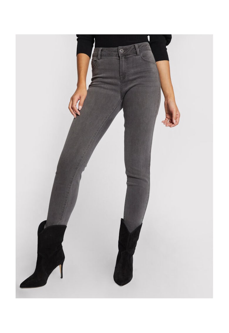 Blugi dama - 209223132 - Bumbac/Poliester - Gri - Gri