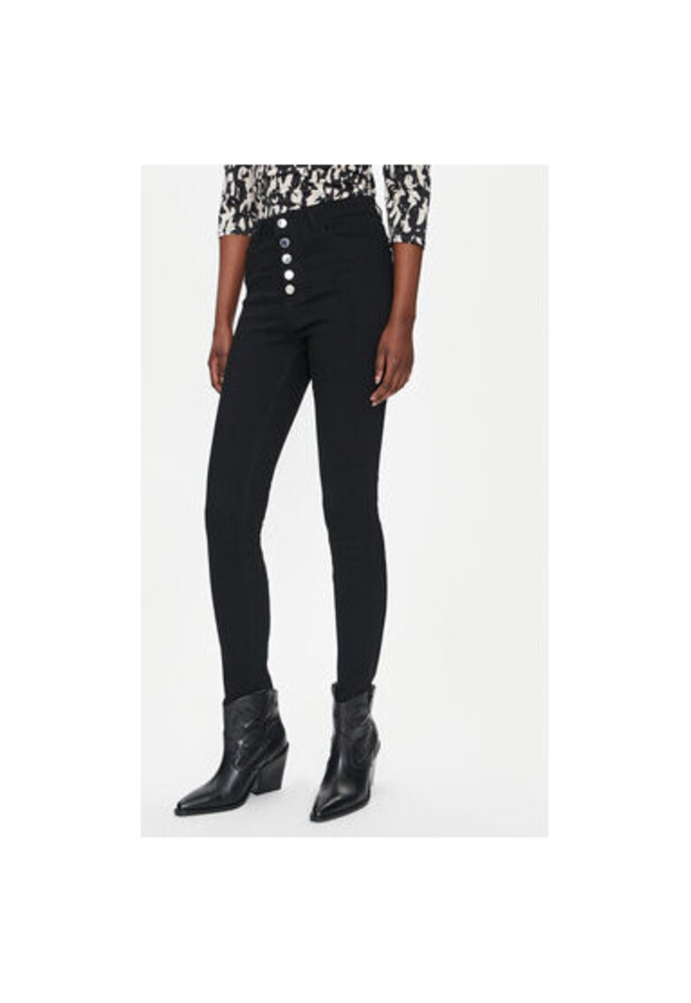 Blugi dama - 304479816 - Bumbac/Poliester - Negru - Negru