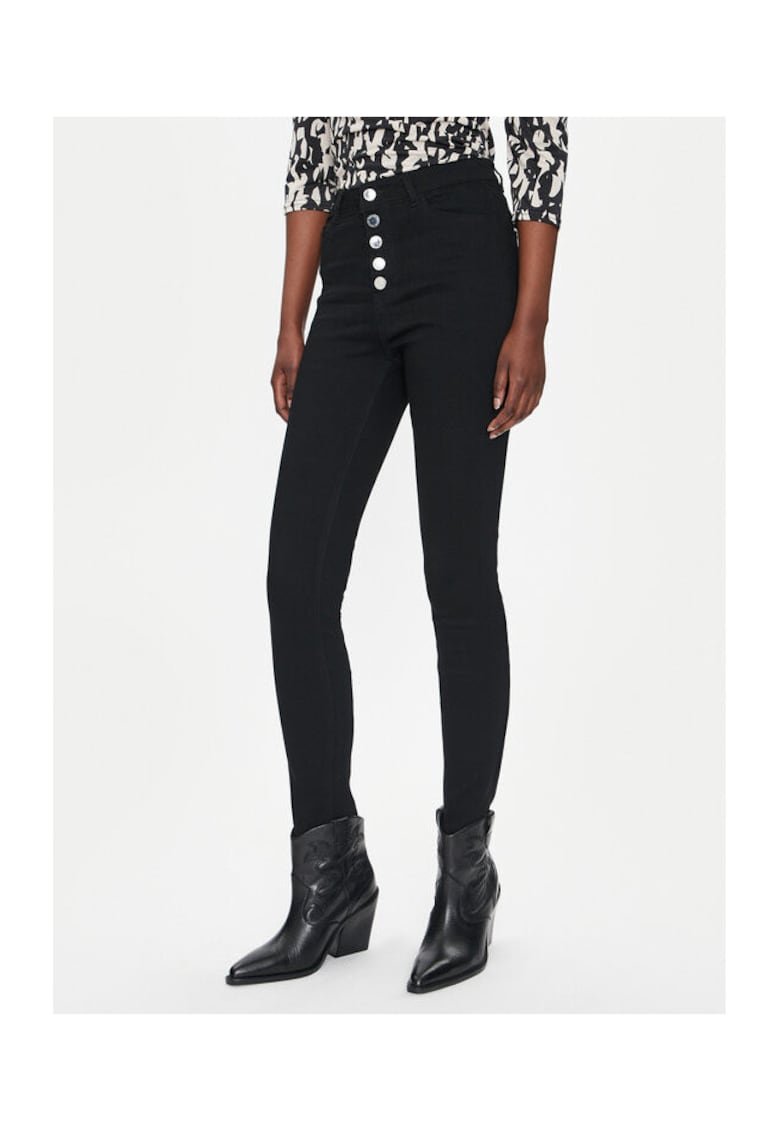 Blugi dama - 304479816 - Bumbac/Poliester - Negru - Negru