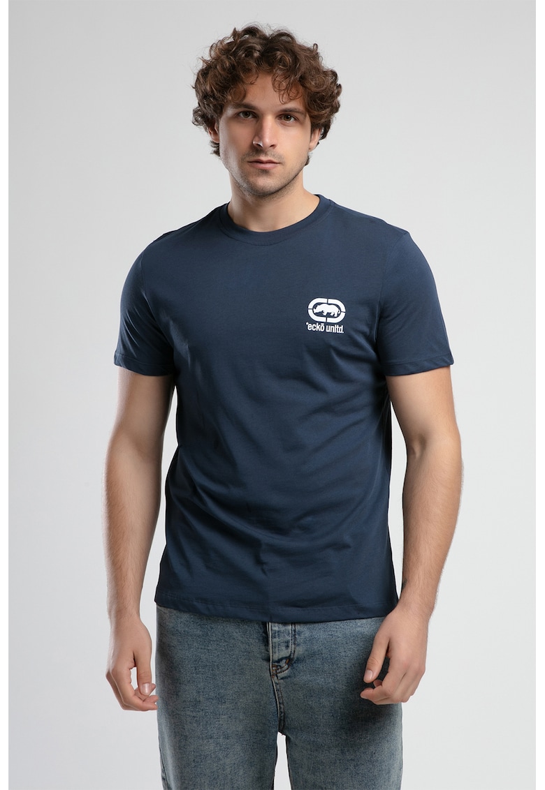 Tricou cu logo si decolteu la baza gatului Corinth Tricou cu logo si decolteu la baza gatului Corinth