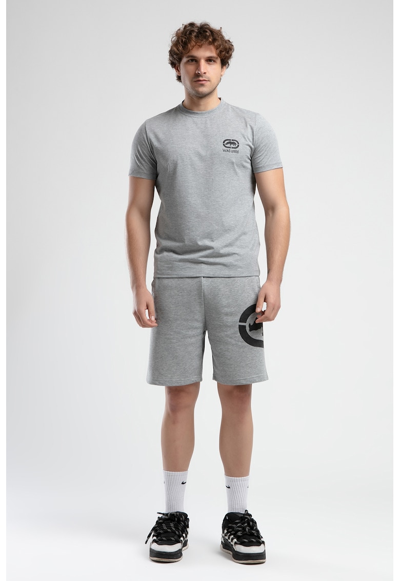 Tricou din bumbac cu logo pe piept