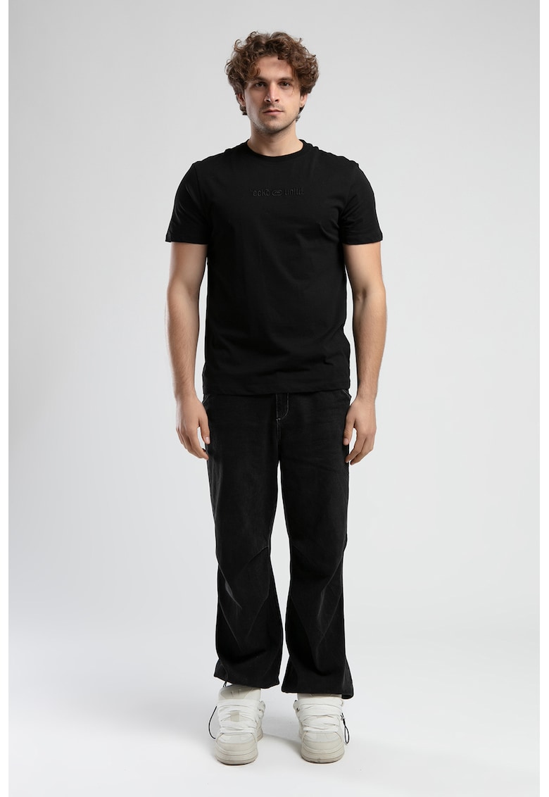 Tricou cu detaliu cu broderie logo Empire Tricou cu detaliu cu broderie logo Empire