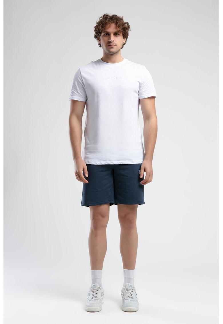 Tricou cu detaliu cu broderie logo Empire Tricou cu detaliu cu broderie logo Empire