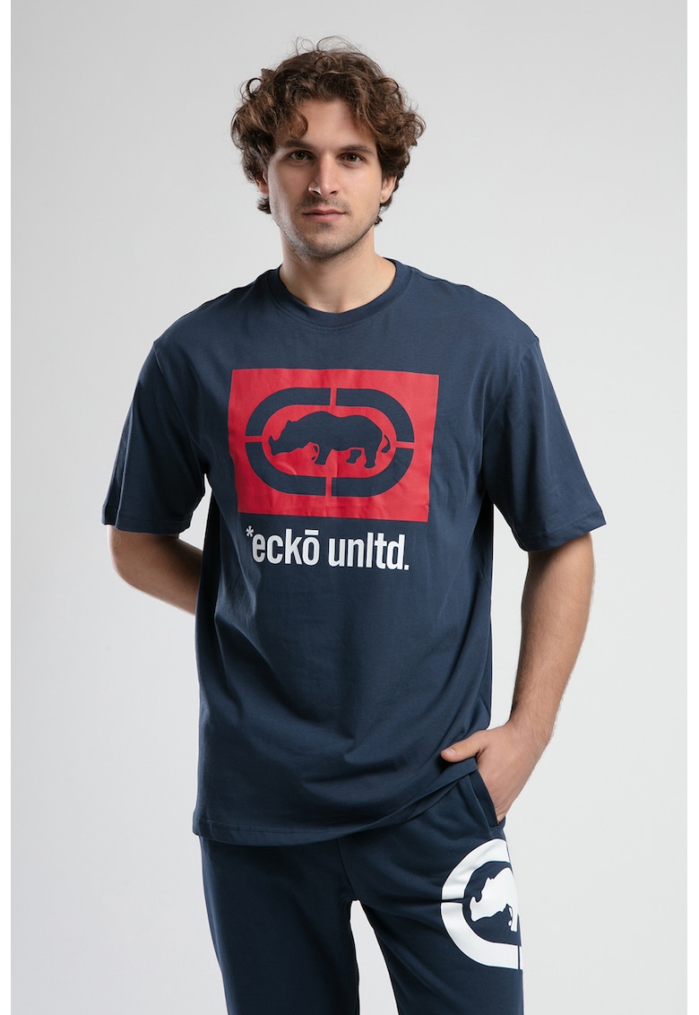 Tricou supradimensionat cu logo Ithaca Tricou supradimensionat cu logo Ithaca