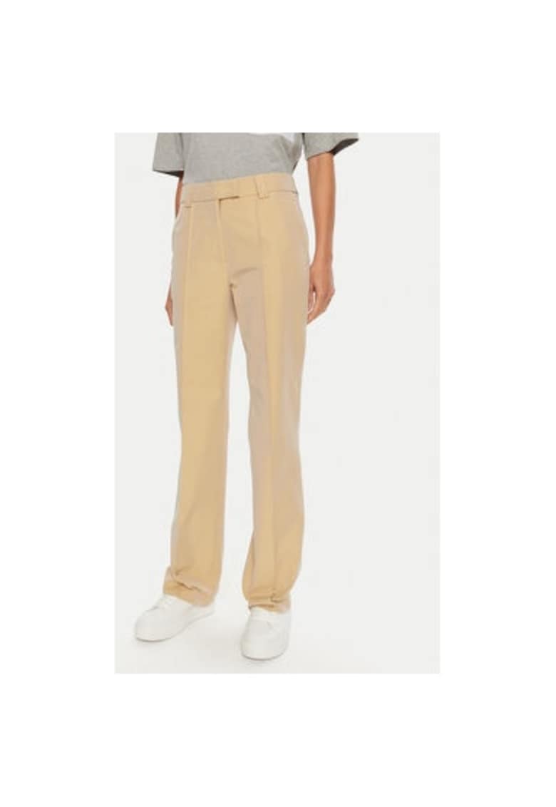 Pantaloni dama -  304474620 - Bumbac/Poliester - Bej