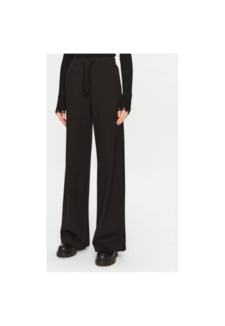 Pantaloni dama -  304937798 - Viscoza/Nylon - Negru Pantaloni dama -  304937798 - Viscoza/Nylon - Negru