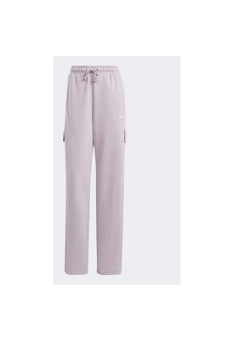 Pantaloni dama - 303489878 - Bumbac/Poliester reciclat - Violet - Violet