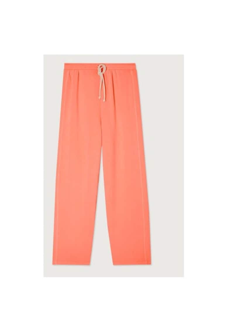 Pantaloni dama - 303178345 - Bumbac - Portocaliu