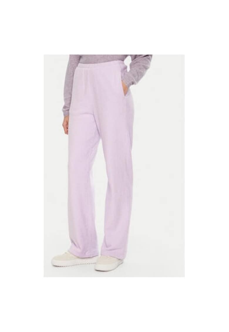 Pantaloni dama -  304610257 - Bumbac - Violet