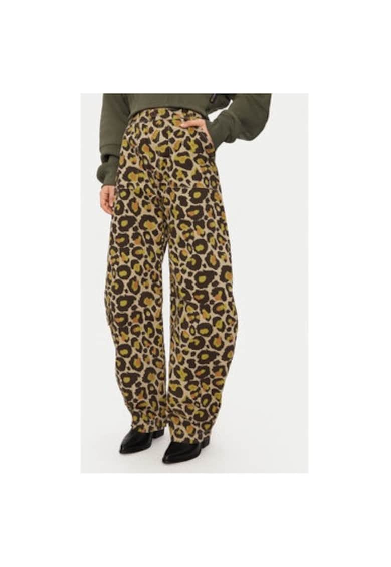 Pantaloni dama -  304543036 - Bumbac - Maro Pantaloni dama -  304543036 - Bumbac - Maro