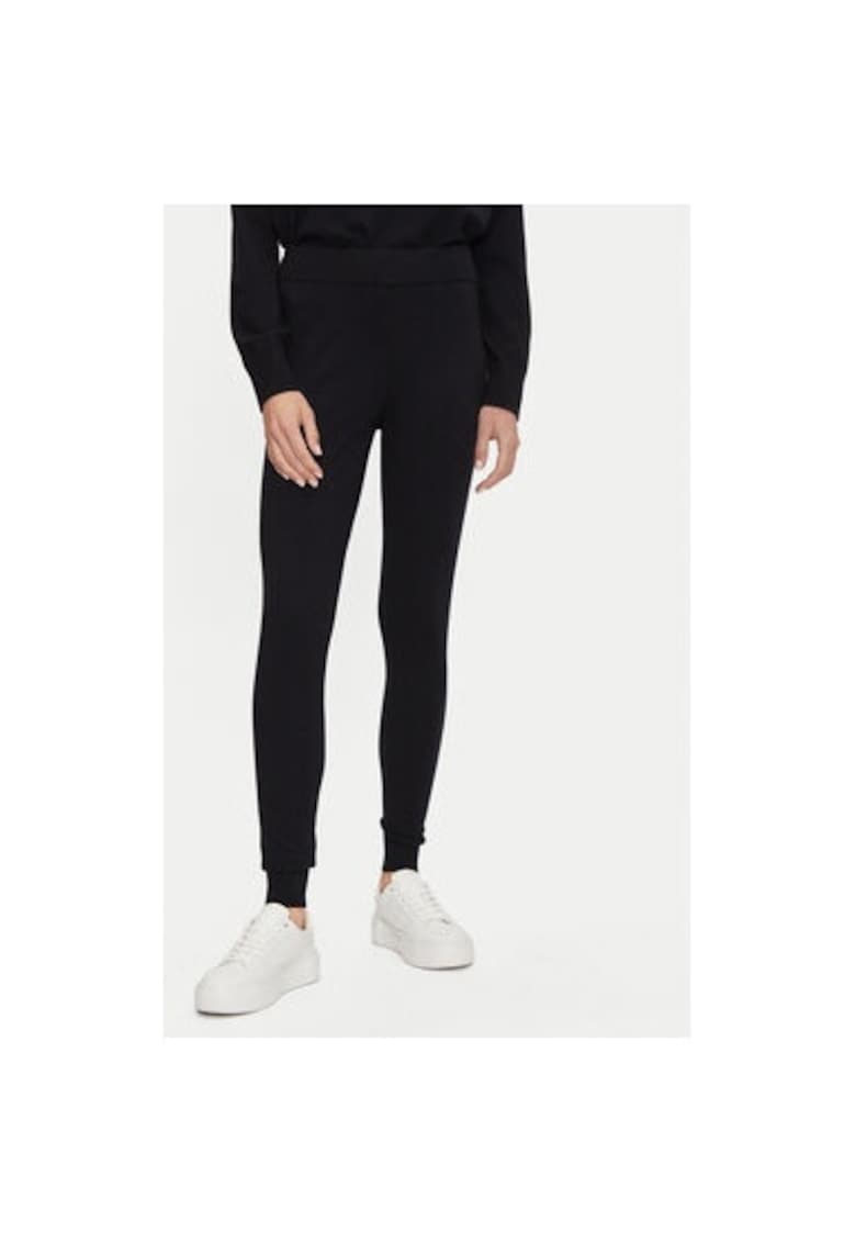 Pantaloni dama -  304092985 - Viscoza/Poliester - Negru