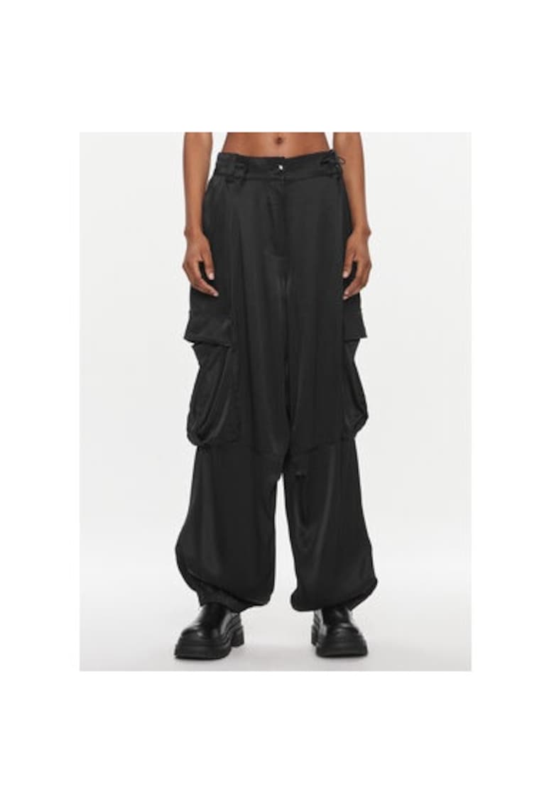 Pantaloni dama -  303541262 - Viscoza - Negru Pantaloni dama -  303541262 - Viscoza - Negru