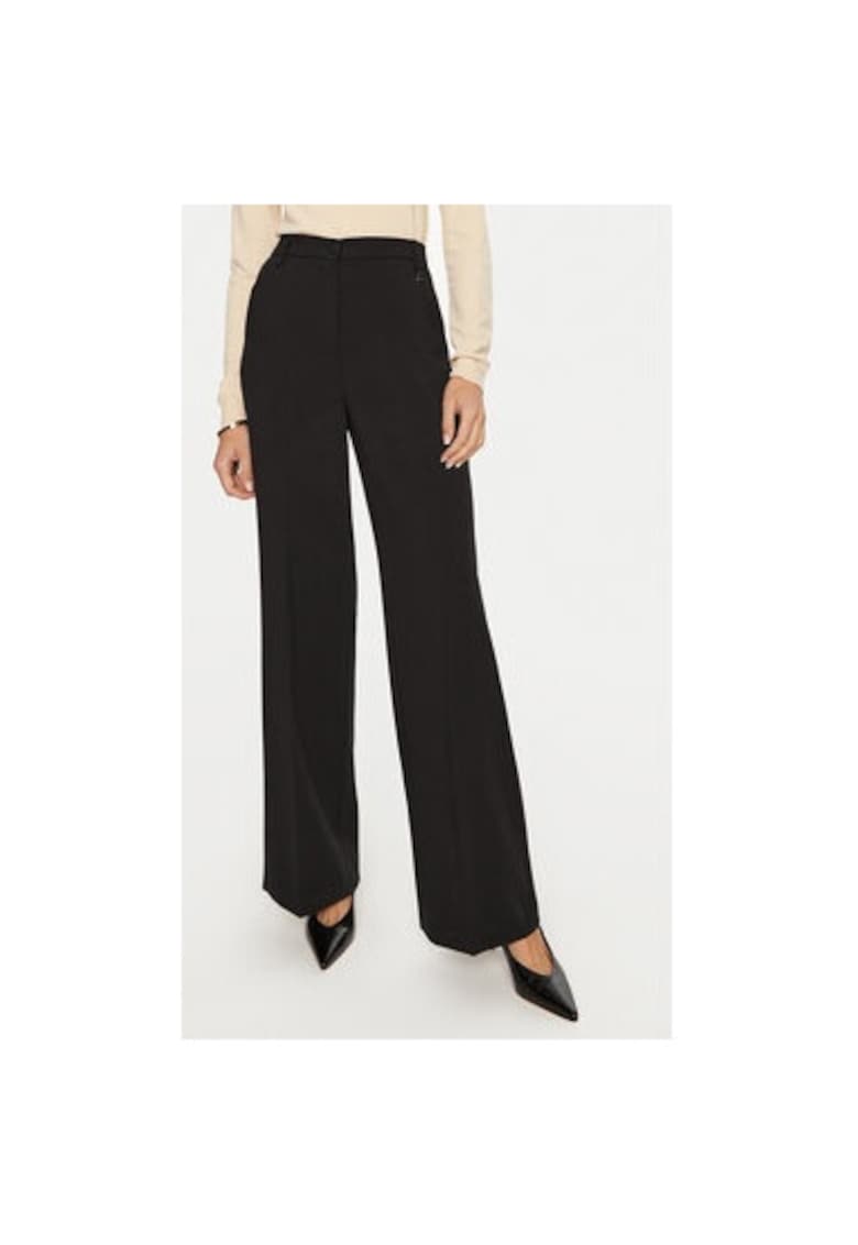 Pantaloni dama -  304776625 - Poliester/Viscoza - Negru
