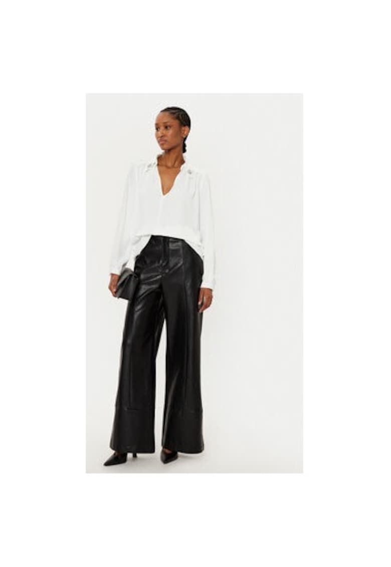 Pantaloni dama - 304931086 - Poliuretan - 40 EU - Negru