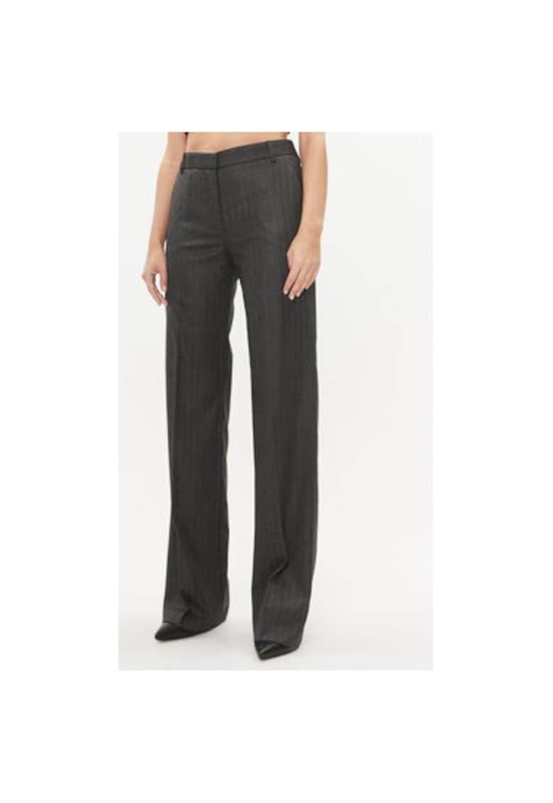 Pantaloni dama -  303375768 - Poliester/Viscoza - Gri Pantaloni dama -  303375768 - Poliester/Viscoza - Gri