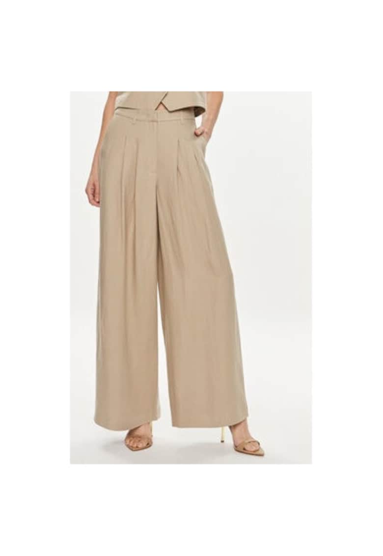 Pantaloni dama -  303702762 - Viscoza/In - Bej