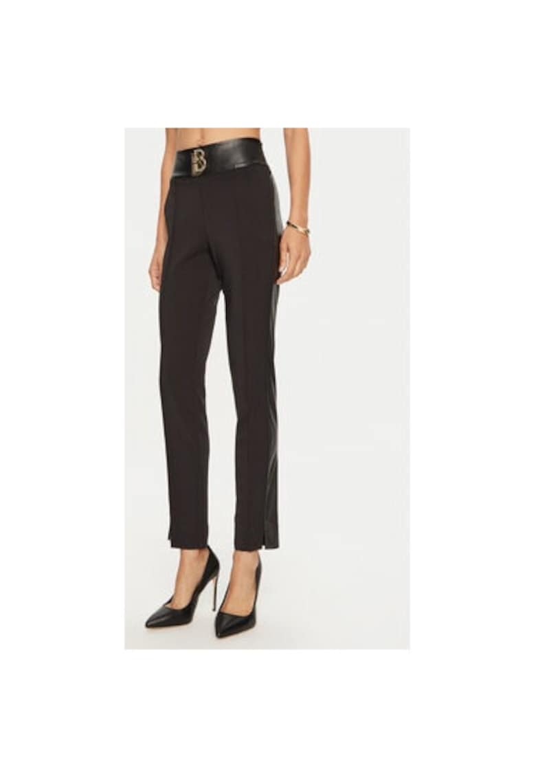 Pantaloni dama -  304765483 - Poliester - Negru Pantaloni dama -  304765483 - Poliester - Negru