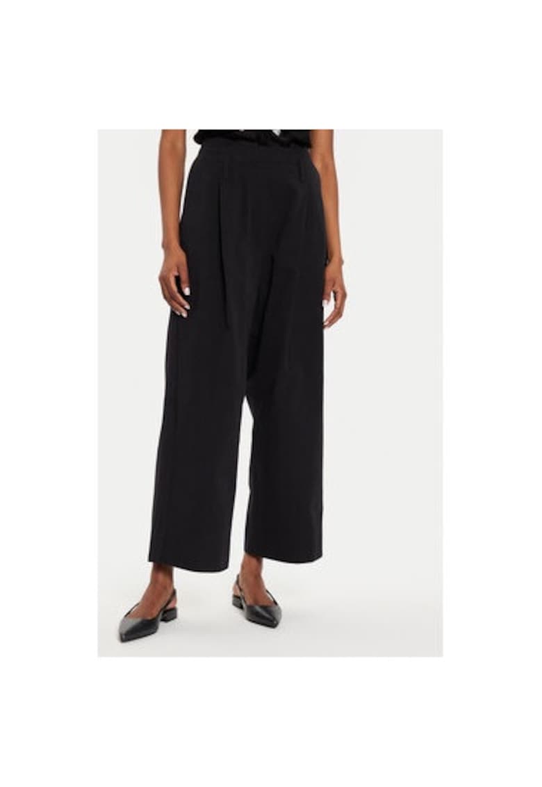 Pantaloni dama -  304479465 - Bumbac - Negru