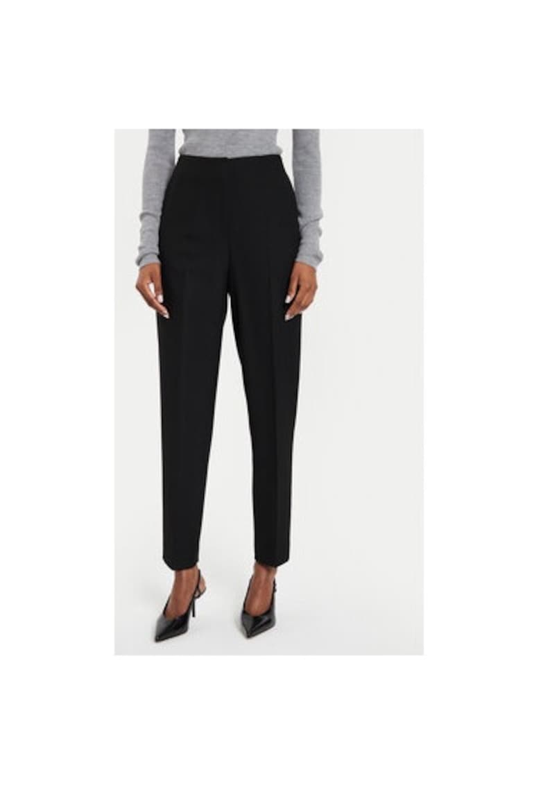 Pantaloni dama -  304313158 - Viscoza/Poliester - Negru
