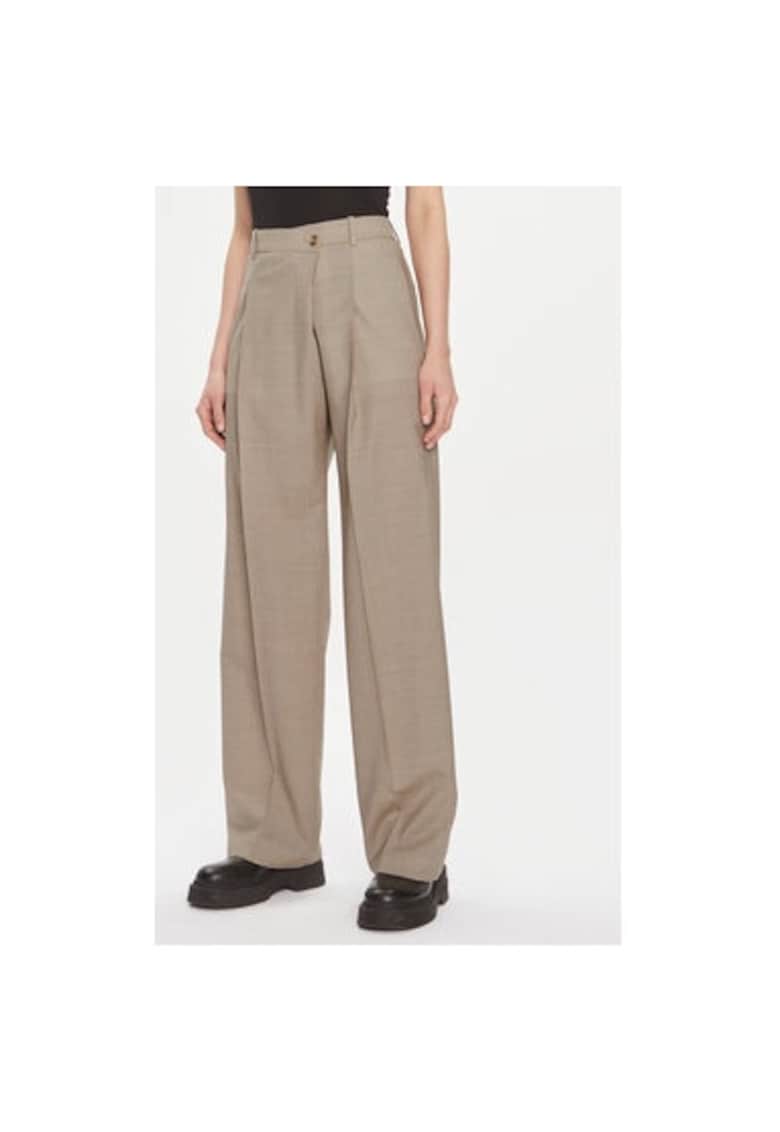 Pantaloni dama -  303660109 - Lana - Bej