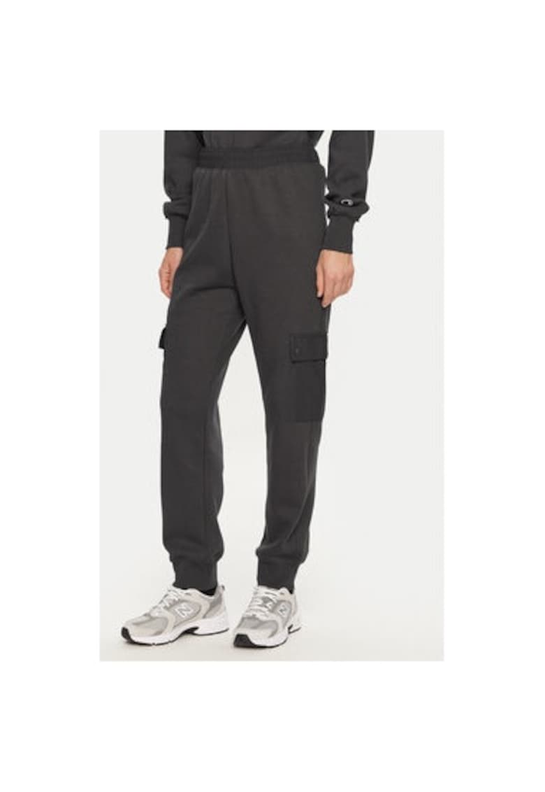 Pantaloni dama -  304697937 - Bumbac/Poliester - Gri