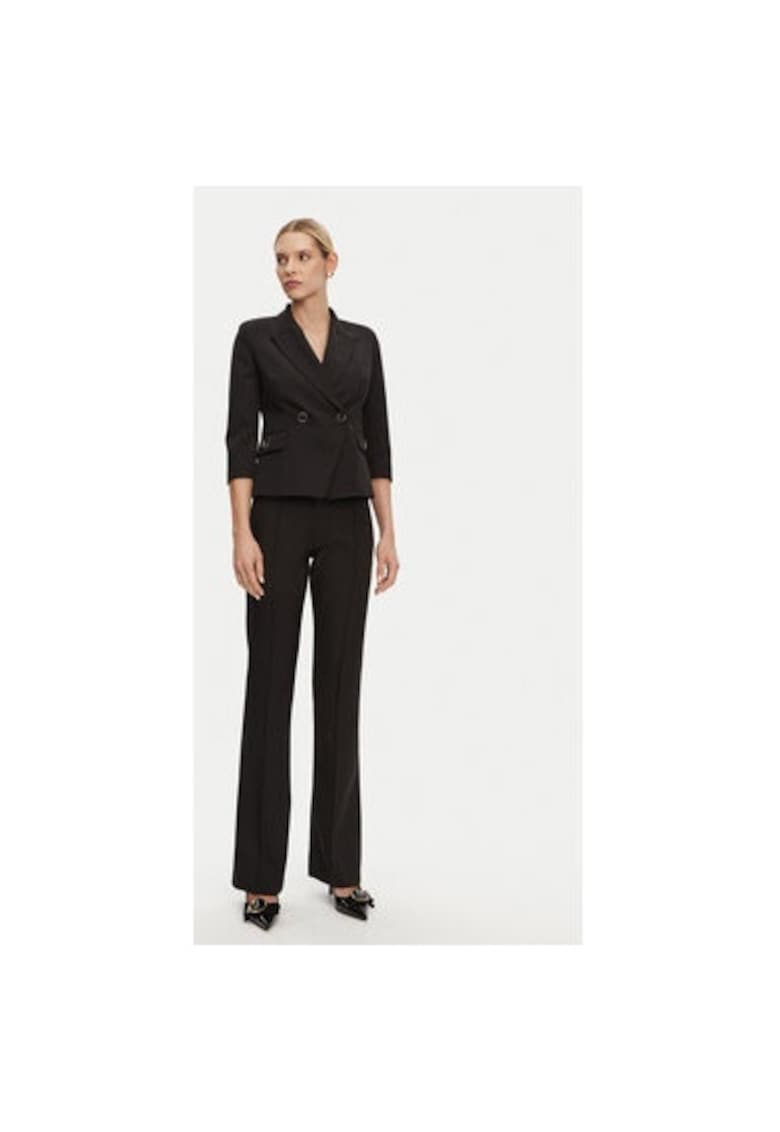 Pantaloni dama -  305290991 - Poliester - Negru