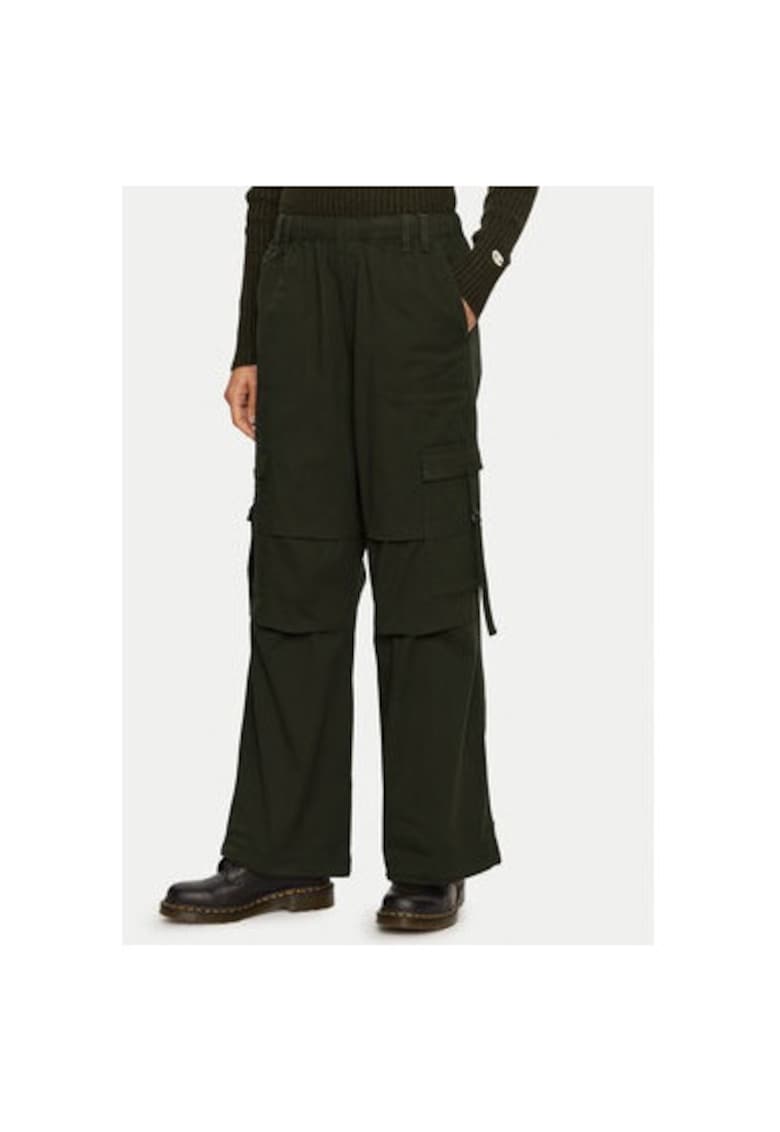 Pantaloni dama -  304697999 - Bumbac organic - Verde