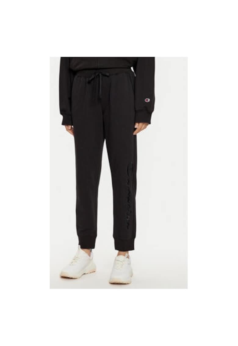 Pantaloni dama -  304698866 - Bumbac/Poliester - Negru