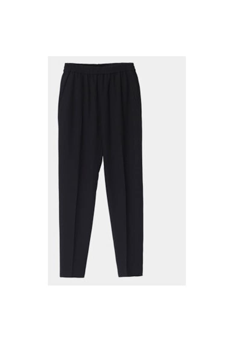 Pantaloni dama -  304007682 - Poliester - Negru