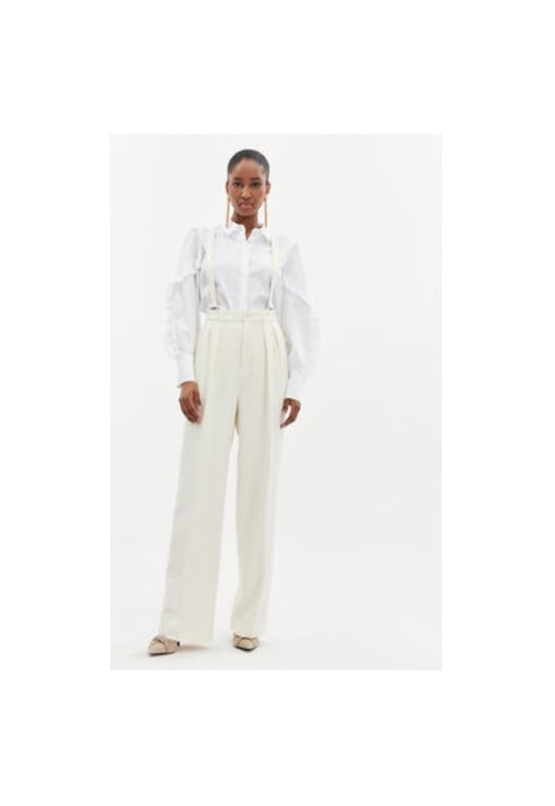 Pantaloni dama -  303620134 - Sintetic - Bej